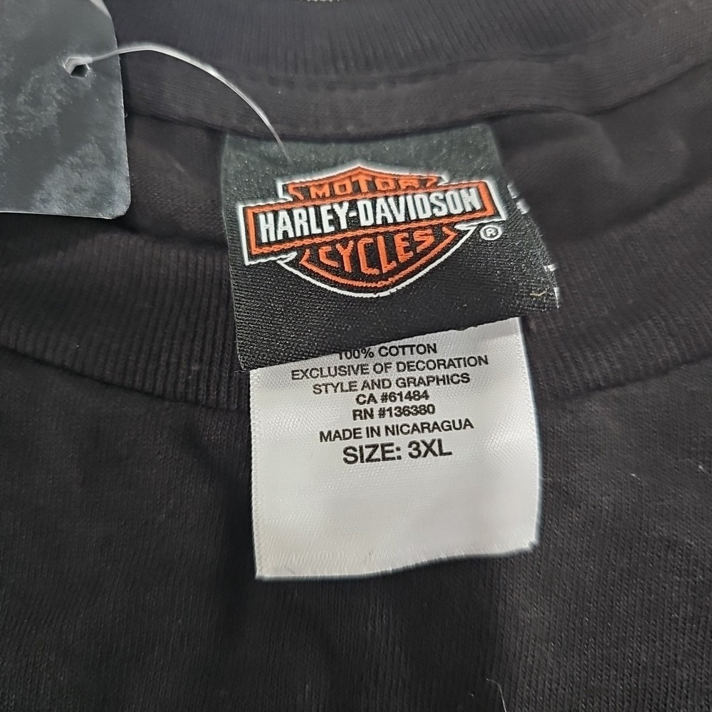 NWT Harley-Davidson Steel City H-D Washington Pa. T-shirt Mens XXXL - Picture 5 of 5